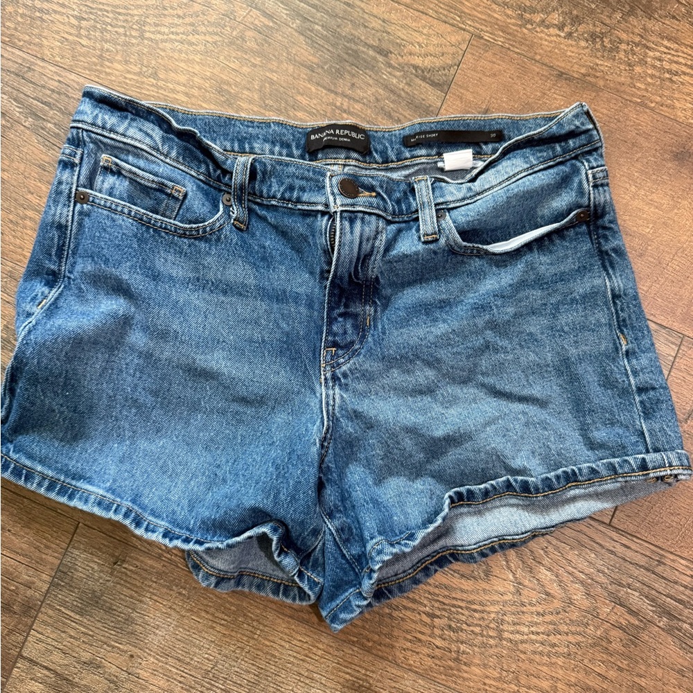 Banana Republic Blue Denim Jean Shorts